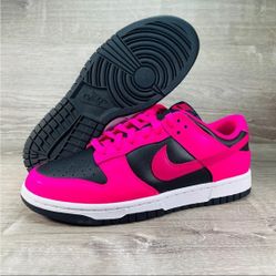 Nike dunk low fierce pink fireberry black
