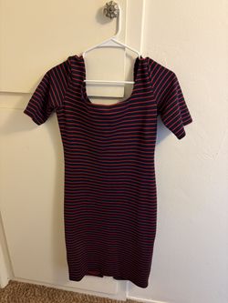 Woman’s Striped Dress Size L
