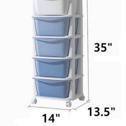 (NEW) 5Tier Plastic Drawer