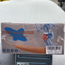  Wireless Knee Massager – Heated & Rechargeable Pad with Smart Vibration, Cordless Comfort Device & Gentle Light for Knees & Joints