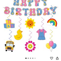 Ms Rachel Birthday Banner