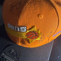 Phoenix Suns Gorilla , Royce O’Neal Auto Graph Hat  And Grayson Allen Auto Graphed Fanny Pack 
