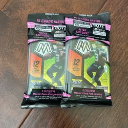 2021 Panini Mosaic NFL Football Cello Packs