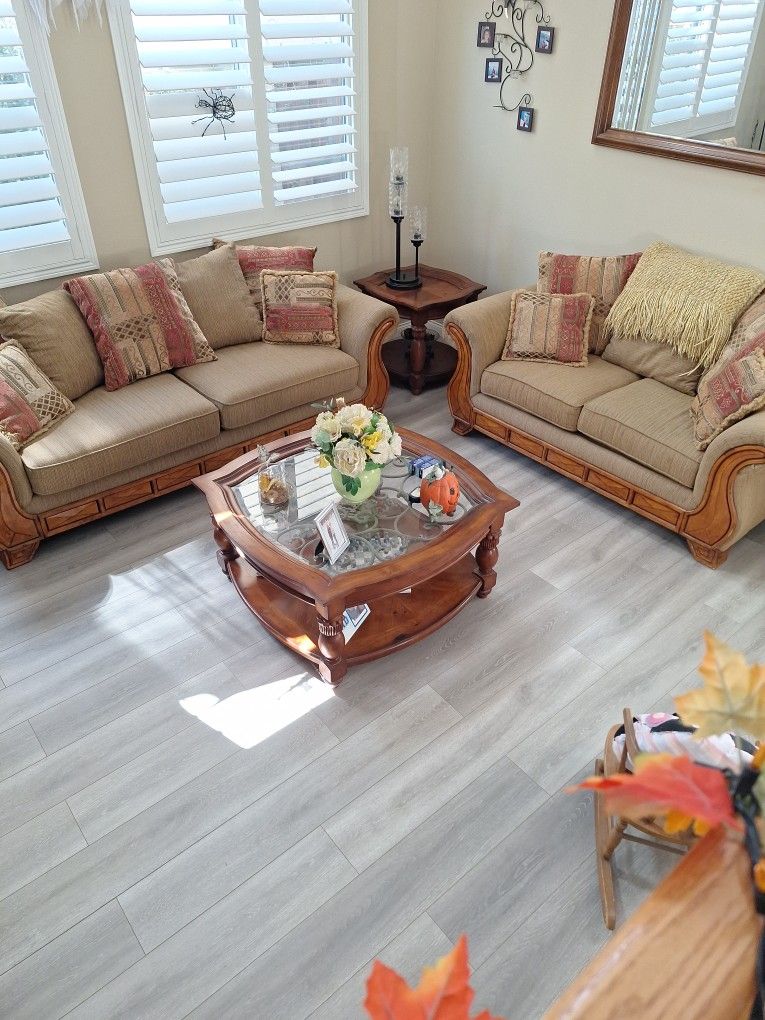 5 Pc Wood Furniture Set. Will Sell All Separately Or Together.