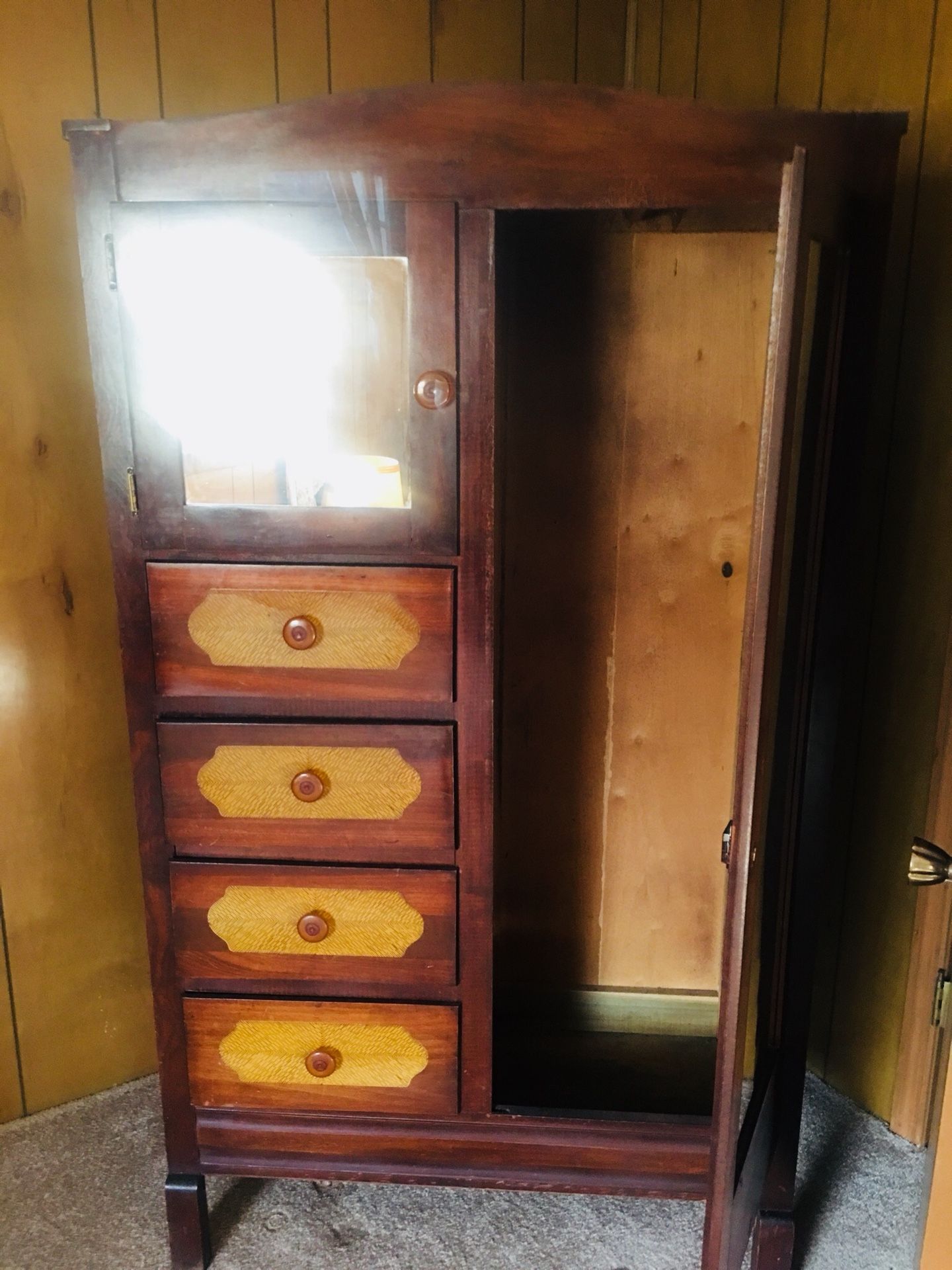 Vintage Antique wardrobe armoir