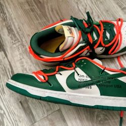 Nike Dunk/Off White Green And Black