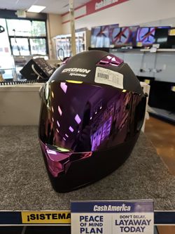 Crown racing motorcycle helmet