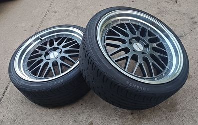 PAIR 20" WHEELS 5X114