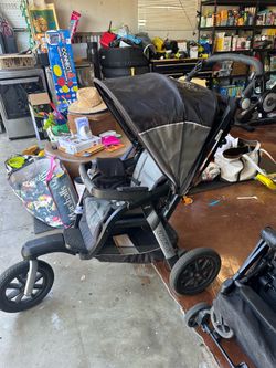 Chico active jogger stroller, Mom push compact travel stroller