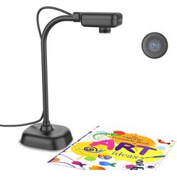 Document Camera for Teachers and Classroom, Gawervan USB Webcam/Doc Camera Built-in Mic— Mac OS, Windows, Chromebook Compatible for Live Demo, Web Con