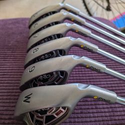 MEN'S RH PING IRON SET-REG FLEX STEEL