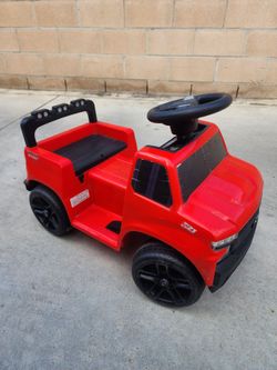 Rechargeable batter ride on truck