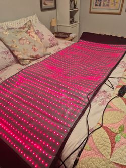 Red light therapy mat