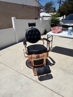 Rose Gold Barber chair (negotiable)