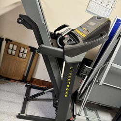 Livestrong Treadmill In Good Condition, Built-in Speaker And Fan