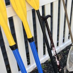 3 Oars And A Fishing Net