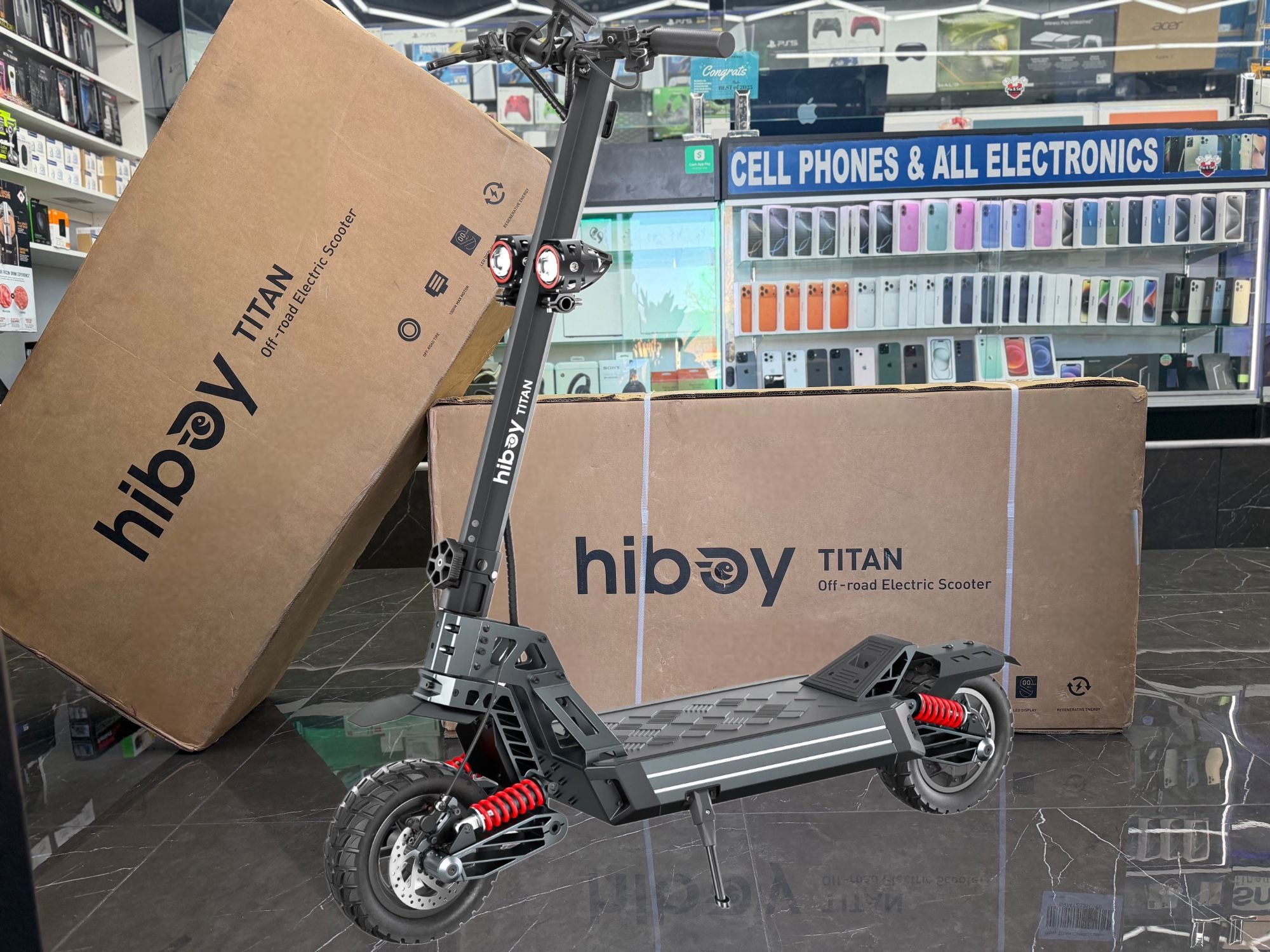 HIBOY TITAN 1000 Watt Off Road Electric Scooter (🛴 (Take It Home In Payments/ llévatelo a casa en pagos) ⚡️