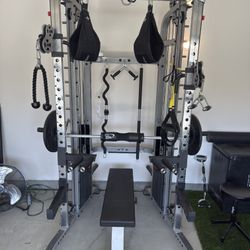Monster Fitness Multi-Function Smith & Cable System 