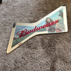 Budweiser Motorcycle Bowtie Mirror