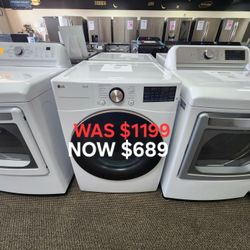 7.4 Cu. Ft. Vented Smart Stackable Electric Dryer In White With Turbo Steam And Sensor Dry