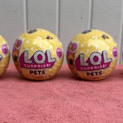 LOL Surprise Pets.     Series 3     Lot Of 4 