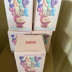 Lazy yoga Labubu Figures