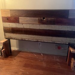 Reclaimed Wood Headboard 
