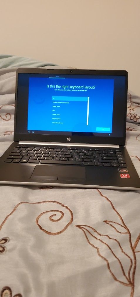 Brand New Hp Laptop Barley Used.