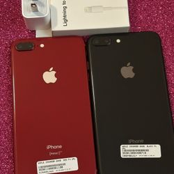IPhone 8 Plus (64gb) Space Grey And Red UNLOCKED 