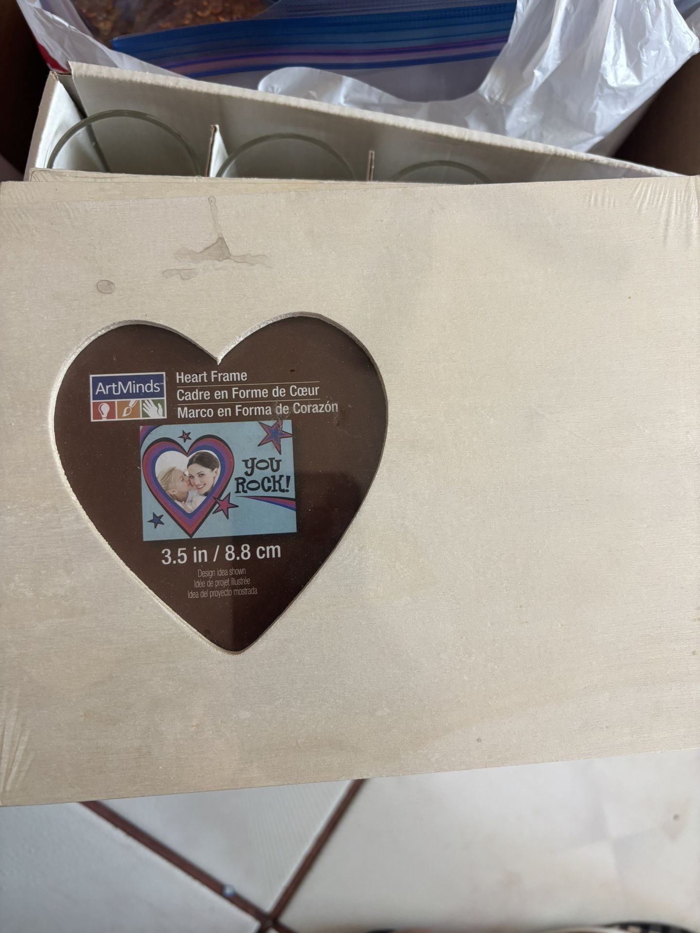 Wooden Craft Heart Frame
