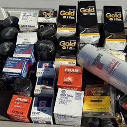 Oil And Fuel Filters. 