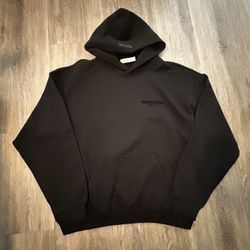 Black Essentials Hoodie Size XL