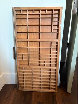 Letterpress drawer