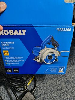 Kobalt Handheld 4in Tile Saw