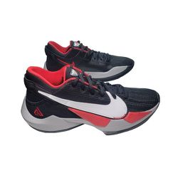 🤩Nike Sz 10 Men Basketball Shoes ZOOM FREAK 2 Giannis Black Red CK5424-003 New