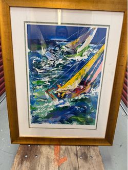 🎨 LeRoy Neiman “High Seas Sailing II” Framed Serigraph – Signed