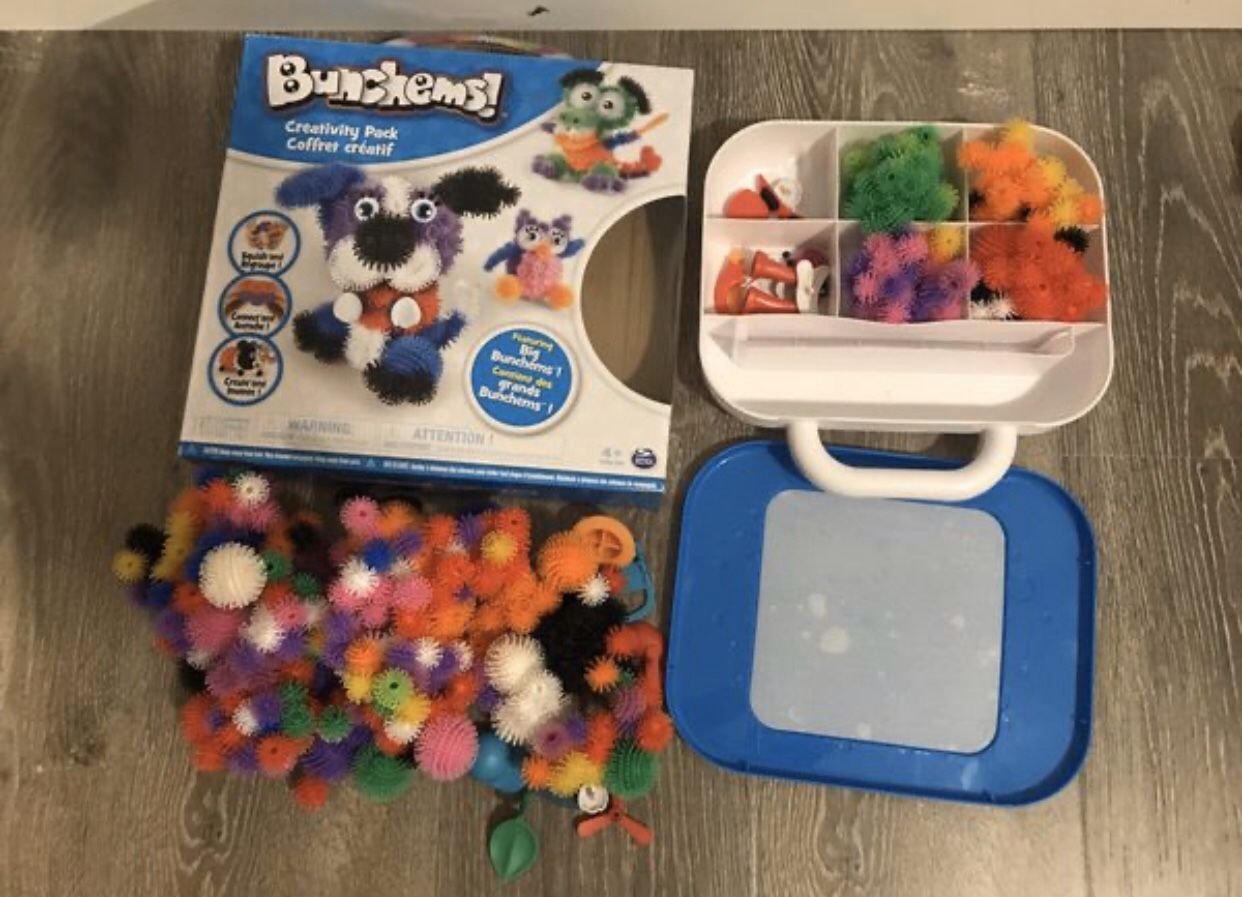 Bunchems Kids Toys Games Lot Of 2. Fun To Build!