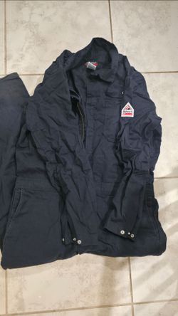 Bulwark FR Navy Blue Coveralls
