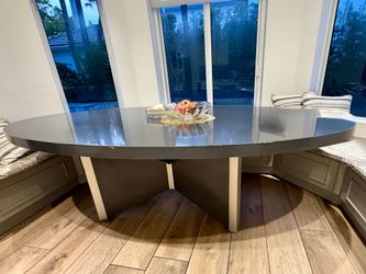 Modern Oval Dining Table