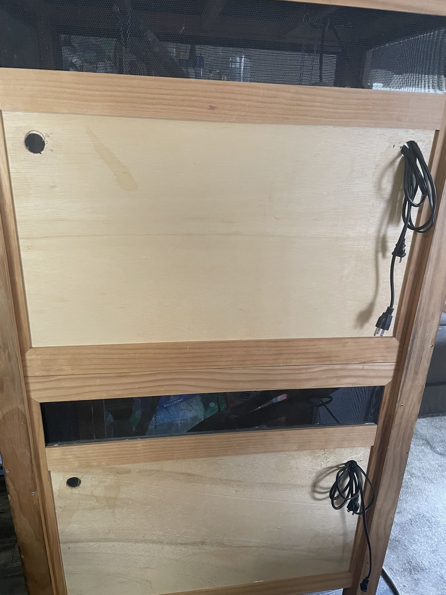 Custom Two Tier Reptile Enclosure 