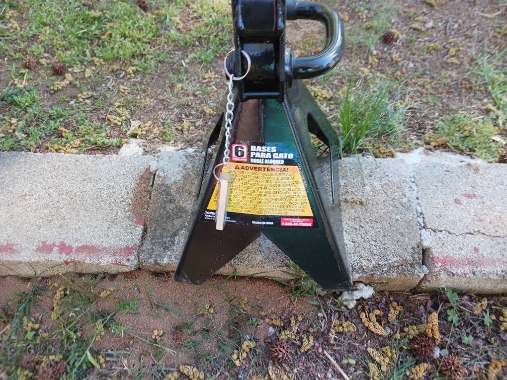 JACK STAND DOUBLE LOCKING  6 TON CAPACITY 