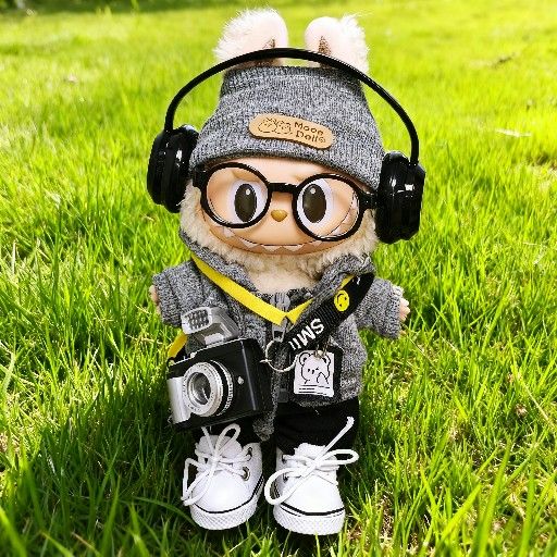 7 pcs Clothes Set For 17cm Doll Labubu(No Doll)