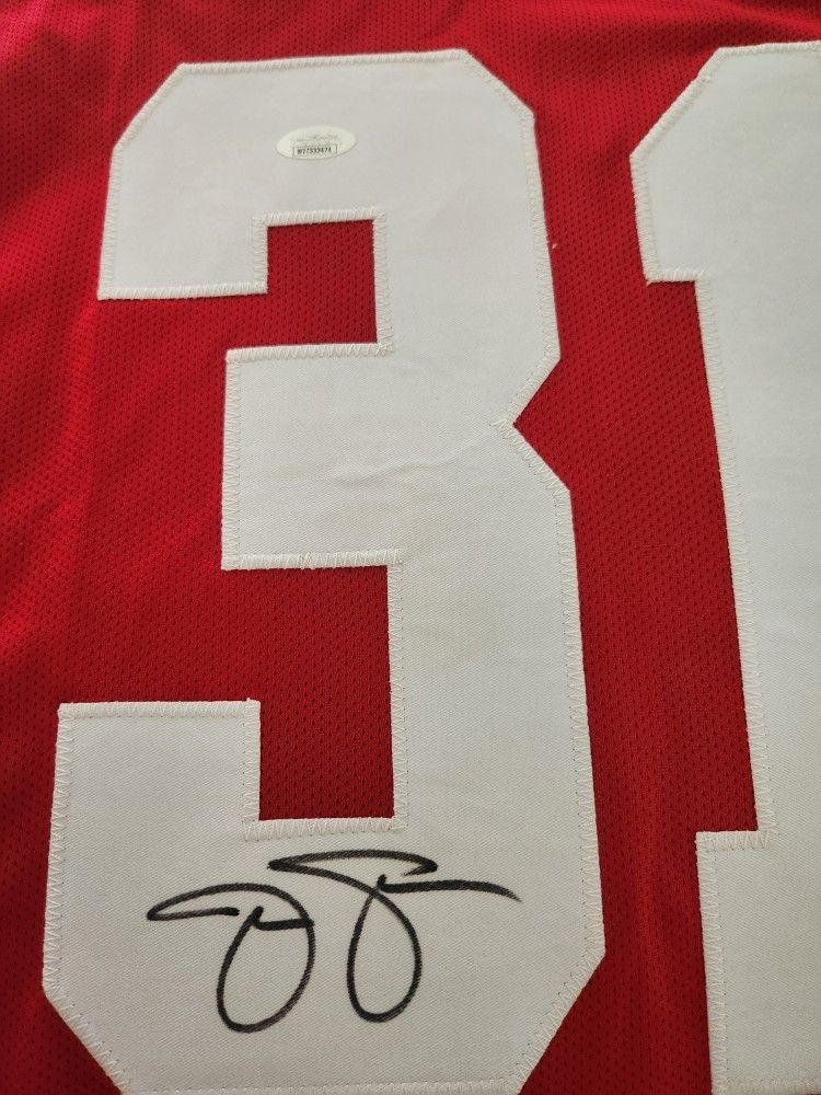 Autographed Ny Giants Jason Sehorn Jersey