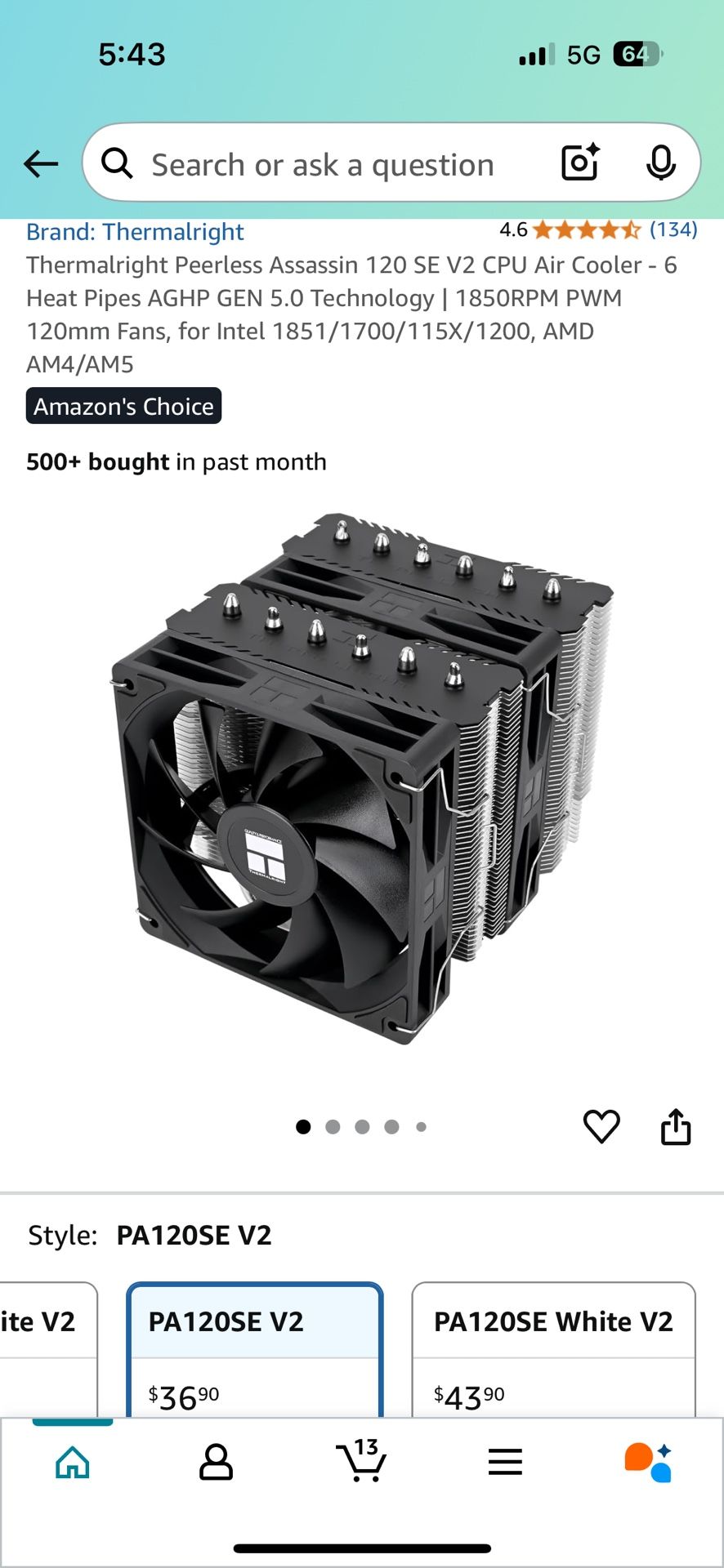 Thermalright 120 Se Pc Air Cooler