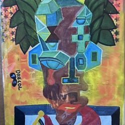 “Seed of wealth” abstract painting