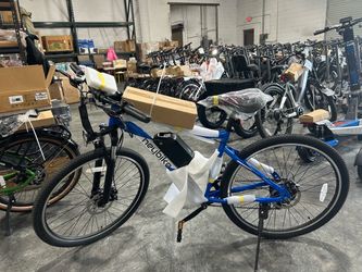 Brand new Heybike race 27.5 e-bike,featuring a 750W peak motor, 27.5-inch tires, a 48V removable battery, front suspension, and a 7-speed Shimano driv