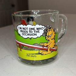 McDonald’s Garfield Characters Glass Cup Mug 1978 Vintage 