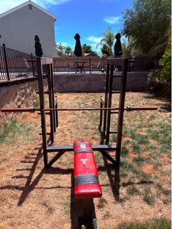 Weight Bench Press/Squat Rack