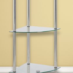 Glass corner Shelf