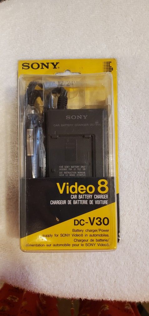 Sony Video 8 Car Battery Charge New